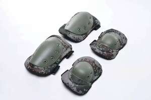 Protector de Codo y Rodilla HB408 de Alta Calidad para Cosplay, Camuflaje Digital Selva, Color Negro Caqui ACU - Product Image 4