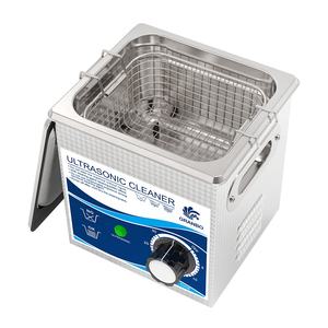 Granbo-limpiador ultrasónico de acero inoxidable, máquina de limpieza, 2L, temporizador mecánico, 60W de potencia - Product Image 6