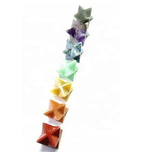 Cristal Merkaba 7 chakra Color Natural merkaba estrella 8 puntos Reiki cristales curativos piedras preciosas naturales Mayorista - Product Image 2