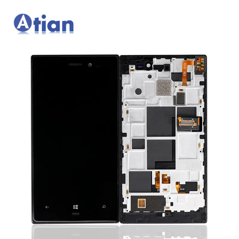 4.5'' LCD Display for Nokia Lumia 928 LCD Touch Screen Panel Digitizer with Frame Full Set for Nokia 928 Display