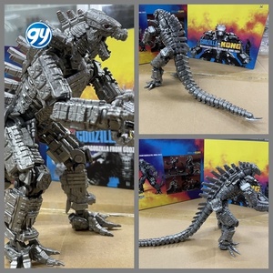 <span class=keywords><strong>Vs</strong></span> Konged 2022 Mecha Godzillaed Battle <span class=keywords><strong>King</strong></span> Ghidorah Figura de Dinosaurio Mecánico, Modelo Coleccionable de Película, Estatua de Exhibición, Artesanía de Plástico - Product Image 5