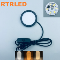 Lumière LED sous-armoire USB 5V, lumière RGB avec prise pour imprimante 3D, télécommande pour kit de lampe LED Bambu Lab 001