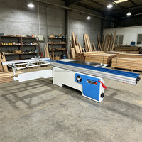 Scie à table coulissante portable facile à utiliser, scie à panneaux de précision pour la coupe du bois, scie multifonctionnelle pour le travail du bois, réglable pour le bois massif et le MDF