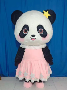 Uyeah ODM MOQ1PC <span class=keywords><strong>Costume</strong></span> <span class=keywords><strong>da</strong></span> Mascotte Animale 3D in Schiuma con Logo Personalizzato, <span class=keywords><strong>Costume</strong></span> Intero in Peluche per Adulti, Outfit <span class=keywords><strong>da</strong></span> Mascotte Orso <span class=keywords><strong>Panda</strong></span> - Product Image 4