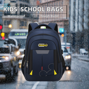 Vente en gros de sacs à dos scolaires de grande capacité Style simple avec design de motif de lettre élégant et durable pour les enfants et les adolescents - Product Image 2