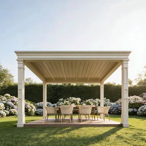 <span class=keywords><strong>Toldo</strong></span> de Aluminio de Alta Calidad para Jardín o <span class=keywords><strong>Terraza</strong></span>, <span class=keywords><strong>con</strong></span> Soportes para Pérgola, Montado en la Pared - Product Image 1