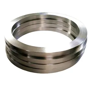 Forgiatura anello cilindro in acciaio a182 f51 f55/anello flangia in acciaio forgiato f91