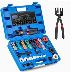 22 Piece Air Conditioning Hose Disconnector Tool Set Aluminum Alloy <b>Quick</b> <b>Connector</b> For Car Repair - Product Image 2