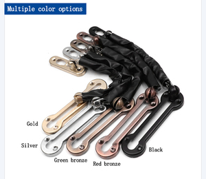 Chaîne <span class=keywords><strong>de</strong></span> <span class=keywords><strong>porte</strong></span> Chaîne <span class=keywords><strong>de</strong></span> <span class=keywords><strong>porte</strong></span> antivol pour la sécurité <span class=keywords><strong>de</strong></span> la chambre <span class=keywords><strong>d</strong></span>'hôtel Barre pivotante Loquet avant en acier inoxydable - Product Image 3
