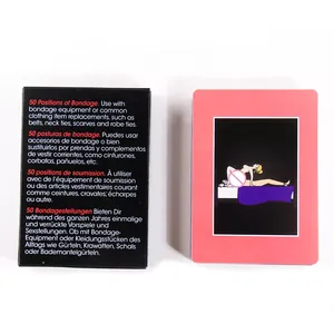 Jeux de <span class=keywords><strong>sexe</strong></span> exotiques, 10 pièces, meilleure vente de cartes, position de bondage, jouets sexuels BDSM, pour adultes - Product Image 5