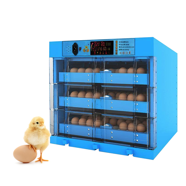 High Quality Chicken/Quail Incubators Made-in-China Automatic 64-320 Eggs Electric Battery Dual Power Poultry Egg Incubator