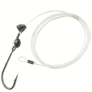 Nouveaux hameçons de pêche en acier inoxydable 7/0 8/0 9/0 Sea Ballyhoo Rig avec manchons de sertissage double barillet pour la pêche en haute mer et la pêche au gros gibier par la traîne - Product Image 2