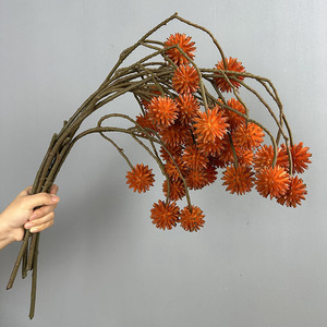 Fruits de Camptotheca, fausses baies, ornement de jardin, baies de châtaignier, matière plastique, plante artificielle pour mariage et fête - Product Image 2