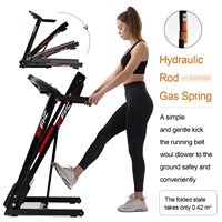 Tapis roulant électrique pliable multifonctionnel American Home Sports Fitness avec inclinaison automatique 0-15% et panneau de contrôle LED – Équipement de gym haut de gamme