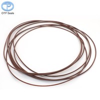Joint d'étanchéité combiné OTP FEP entièrement encapsulé en FKM, résistant aux produits chimiques, 260*3.1mm ID*CS, non standard, personnalisé en usine