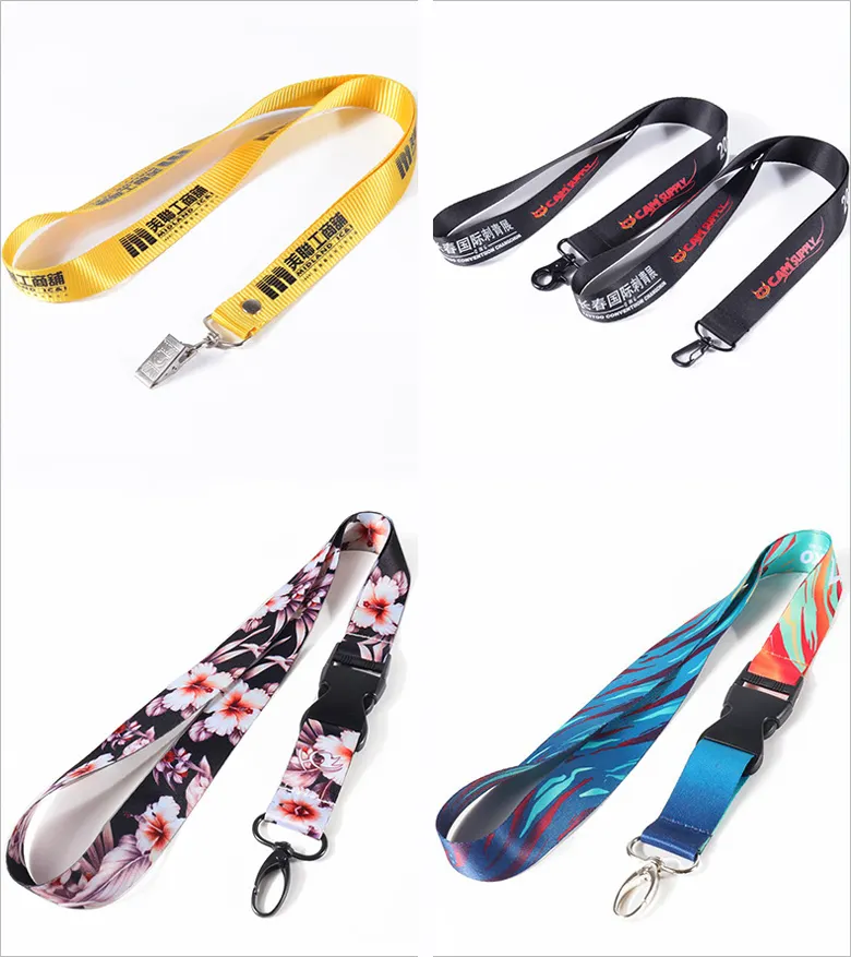 Zhongshan Promotionele Op Maat Bedrukte Hals Polyester Lanyard Met Logo Gratis Monster