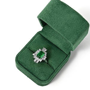 Cajas de Regalo de Joyería de Lujo FANXI, Material de Gamuza para Anillos, Aretes, Collares y Brazaletes, para Cajas de Joyería de Marca - Product Image 4