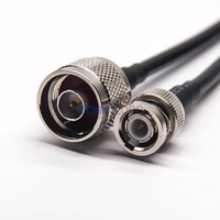 Câble coaxial BNC vers N mâle RG223 RG142 pour communication RF CCTV
