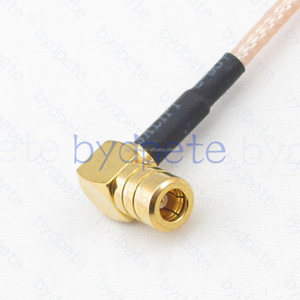 Mới đến chất lượng RF 50ohm <span class=keywords><strong>BNC</strong></span> Nam góc phải để <span class=keywords><strong>SMB</strong></span> nữ 90 độ rg316 Coax Pigtail 90 độ RG-316 cáp thông tin liên lạc - Product Image 2