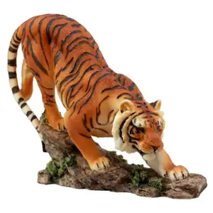 Merodeando-figura de resina de tigre de Bengala, escultura de gato gigante, cazador sigilo, Sumatra indio