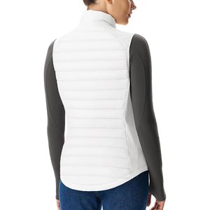 Rdruko <b>Women's</b> Puffer <b>Vest</b> Lightweight Quilted Insulated Winter <b>Vest</b> Stand Collar Zipper Pockets Outdoor Sports - Product Image 3