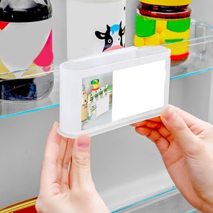 Punch-free Wall-mounted Compartmentalized <b>Kitchen</b> <b>Storage</b> <b>Box</b> Refrigerator Shelf Fridge <b>Storage</b> <b>Box</b> - Product Image 1