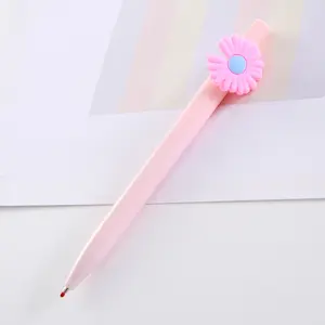 가정 학교 사무실 파티 장식 십대와 어린이 선물 0.5mm 너비를위한 식물 꽃 젤 펜 플라스틱 쓰기 펜