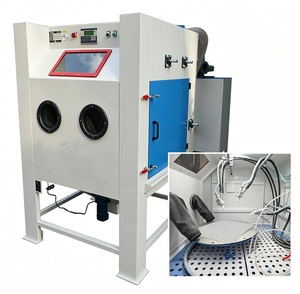 High Quality Automatic Turntable <b>Sandblasting</b> Cabinet Blasting Machine for Mould Cleaning - Product Image 1