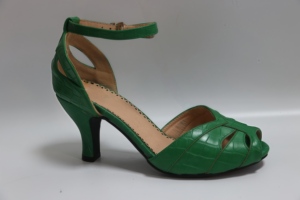 Zapatos de Baile Latino de Salón Personalizados para Mujer, Tacón de Satén Suave con Suela de Cuero Genuino y Forro de Algodón - Product Image 6