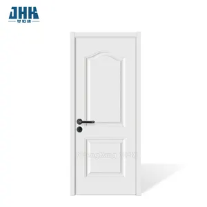 Apprêt blanc JHK-S02 Porte d'entrée lisse Porte intérieure Conceptions principales Porte à motifs blancs Bonne qualité Design moderne