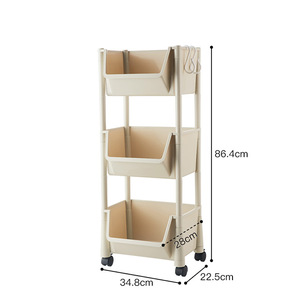 3-Tier Kitchen Storage Shelf Rack Bathroom Storage Organizer Storage Holders