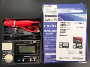 Hioki Insulation Resistance Meter Ir4053-10 5-<b>speed</b> Range Digital with Pv Dedicated - Product Image 3