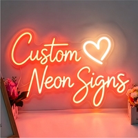 Enseigne néon acrylique personnalisée multicolore pour les célébrations d'anniversaire et d'anniversaire de mariage - Publicité et décoration, utilisation extérieure, étanche IP65
