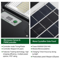 Lampadaire Solaire LED IP65 ABS Haute Luminosité Extérieur Étanche avec Télécommande pour Route Usine Export Vente en Gros