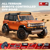 Hstar R22 1:12 Véhicule RC tout-terrain à transmission intégrale 4x4 entièrement proportionnel, télécommande 2,4G, voiture de type crawler, jouet de loisir pour adultes et garçons