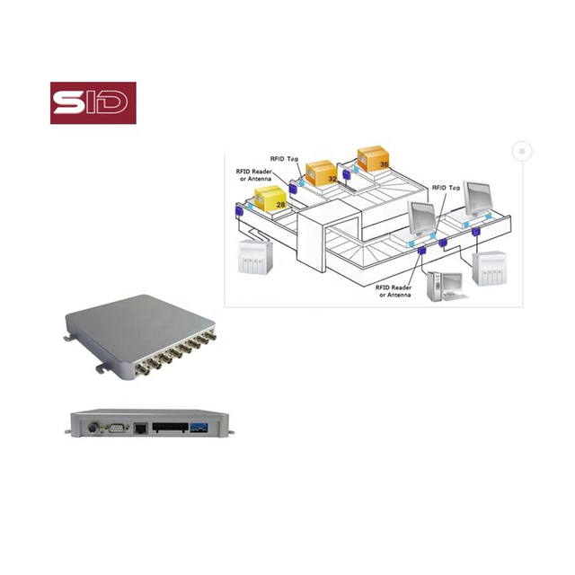 SID Global UR-800 Smart Automation Inventory Long Range UHF RFID 8 Ports Tracking Readers Systems for Logistics Warehouse