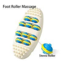 Masseur de pieds mécanique à rouleaux avec fonctions musicales et chauffantes, tapis d'acupression pour la santé des pieds et le massage de la voûte plantaire