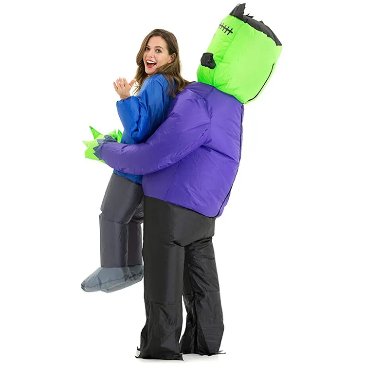 Factory Price Customizable Size Adult Children Dress Up Hulk Hijacks Humans Holiday Party Halloween Giant Inflatable Costume