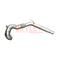 Downpipe haute performance à flux libre pour VW Golf MK7 MK7.5 GTI 2.0T 2014-2020, downpipe d'échappement de haute qualité