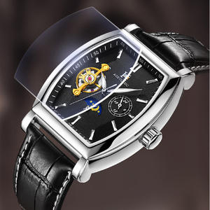 Montre mécanique entièrement automatique pour homme, <span class=keywords><strong>import</strong></span>ée, Augustus, nouvelle collection, en cuir lumineux, avec affichage des phases lunaires - Product Image 2