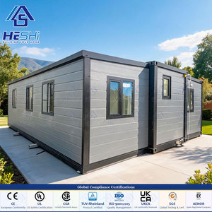 บ้านสำเร็จรูป AS 4100 ขนาด 30 ฟุต 40 ฟุต แบบขยายได้ 5 ห้องนอน สไตล์โมเดิร์น พับเก็บได้ เคลื่อนย้ายได้ ซ้อนกันได้ บ้านแบบกำหนดเอง บ้านบังกะโล - Product Image 1
