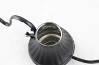 Design moderne Verser sur le café expresso Pot d'égouttement Noir col de cygne Thé Bouilloire à café en acier inoxydable Bouilloire à café arabe