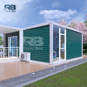 Luxuriöses 20-Fuß-Mobilheim, Flachpack, 2-3 Schlafzimmer, Holz-Fertigmodul, Büro, Hotel, Kabine, Tiny House, vorgefertigtes Containerhaus, Villa - Product Image 3