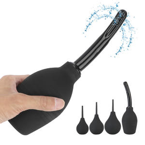 Unisex <span class=keywords><strong>Anal</strong></span> Douche siyah ve mavi silikon top vajina temizleyici <span class=keywords><strong>Anal</strong></span> seks için seks oyuncakları - Product Image 4