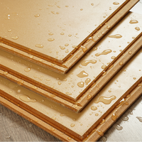 Plancher stratifié en bois imperméable Mhdf de haute qualité, 7mm 12mm