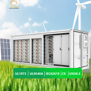 BR năng lượng mặt trời lưu trữ năng lượng ngoài trời Pin thương mại 1mW hệ thống năng lượng mặt trời 40ft năng lượng mặt trời container để lưu trữ - Product Image 3