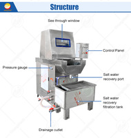 Machine d'injection automatique de liquide salin pour viande fraîche grande capacité au meilleur prix / Machine d'injection automatique de liquide salin pour viande marinée