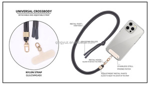 Funda de teléfono giratoria de Metal 360 única Pestaña de sujeción de parche de teléfono con hebilla giratoria correas de teléfono móvil - Product Image 5