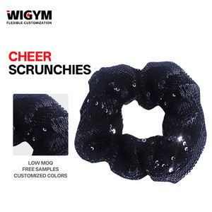 عرض خاص عصابة شعر للفتيات من الساتان للفتيات ، عصابة رأس مطبوعة للحفلات الرياضية للاستخدام المدرسي ، إكسسوارات مبهجة من القماش الملون - Product Image 1