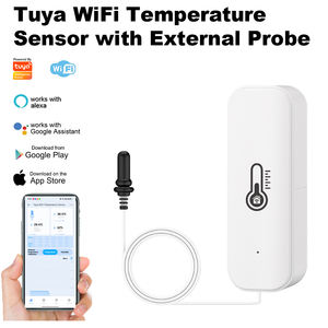 Dernier capteur de température et d'humidité intelligent Tuya WiFi avec sonde, thermomètre <span class=keywords><strong>numérique</strong></span>, hygromètre, détecte les données de température et d'humidité du réfrigérateur - Product Image 2